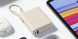 شاومي تطلق جهاز باور بانك جديد بقوة 165 واط مع كابل USB-C مدمج وإصدار أصغر بقدرة 33 واط