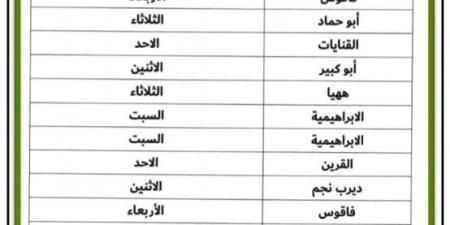 الشرقية.. تخصيص يوم إسبوعي بكل مركز ومدينة وحي لعقد لقاءات مع المواطنين