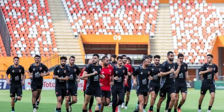 على ملعب المباراة.. الأهلي يختتم تدريباته استعدادا للقاء استاد أبيدجان في دوري أبطال إفريقيا