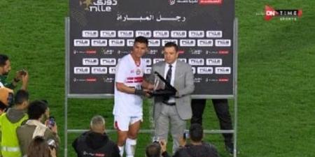 محمد شحاتة رجل مباراة الزمالك وحرس الحدود