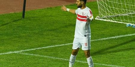 مصطفى شلبي يعزز النتيجة بالهدف الثاني للزمالك أمام الحرس..فيديو