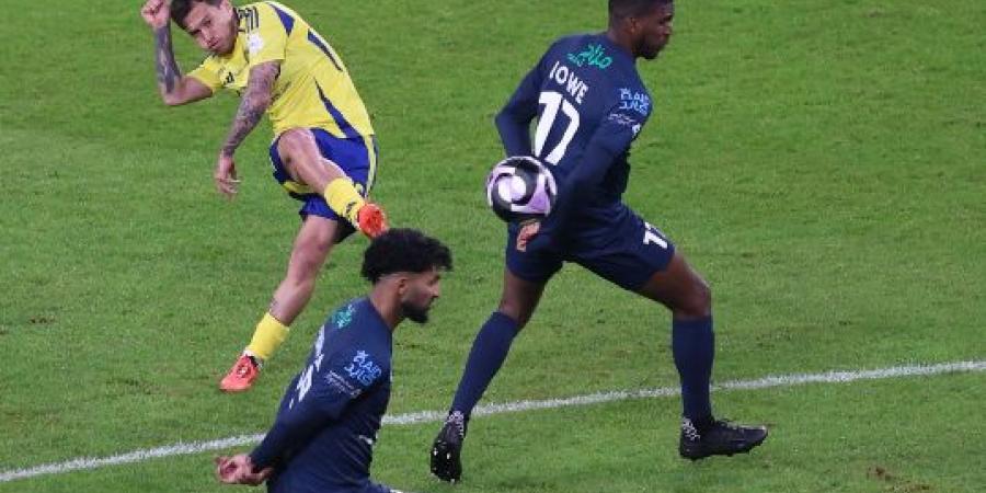 النصر يتفوق على الاخدود بثلاثية وتعادل للرياض امام الخليج في دوري روشن السعودي