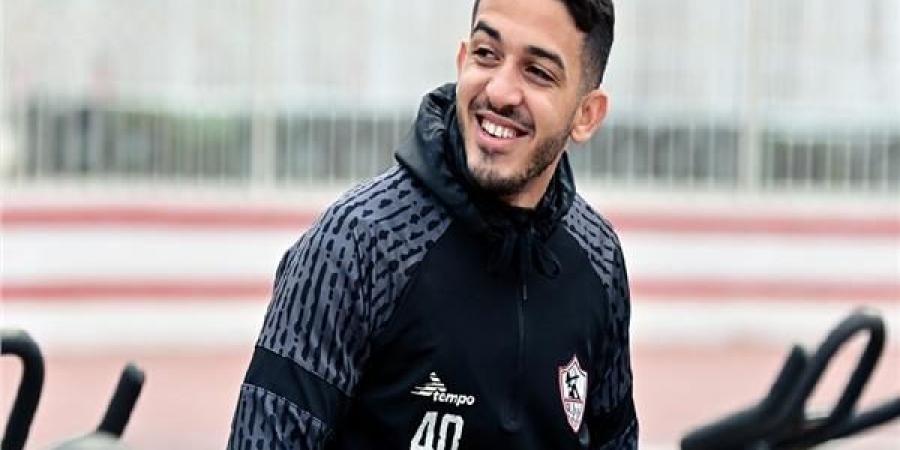 سيف جعفر بديلا لمحمد السيد قبل دقائق من مباراة الزمالك أمام الحرس