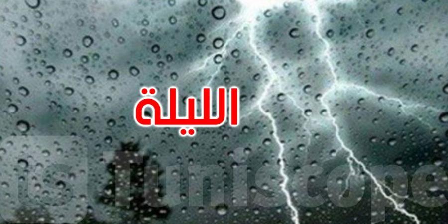 هذه الليلة: أمطار محليا غزيرة بالجنوب الشرقي وتشمل تدريجيا الجهات الشرقية