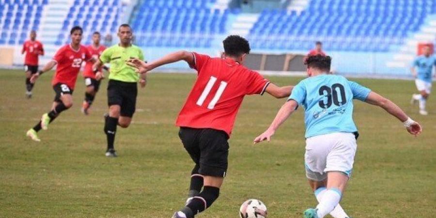 بحضور أبو ريدة.. منتخب الشباب يتعادل سلبيا أمام غزل المحلة