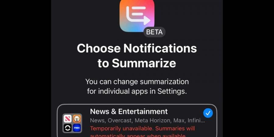 بعد شكاوى متكررة.. آبل توقف مؤقتًا ميزة تلخيص الإشعارات بالذكاء الاصطناعي