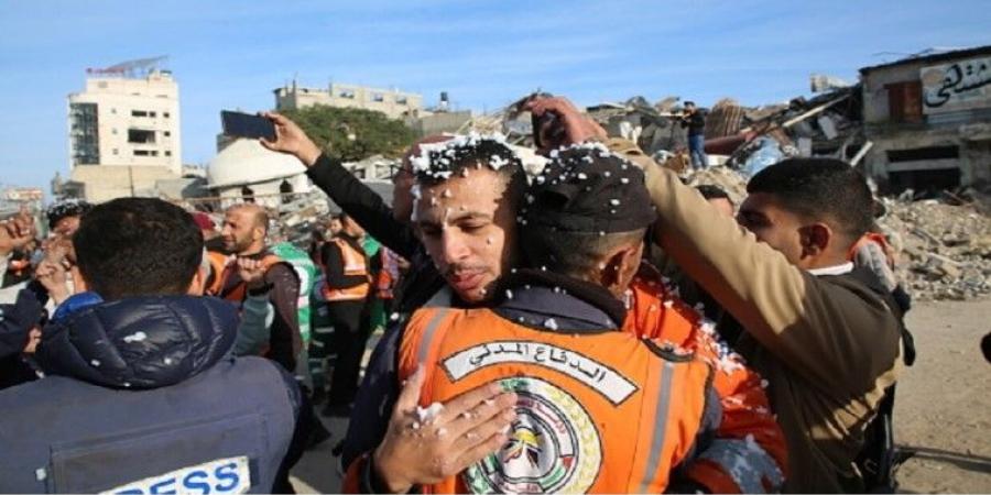 الصحة الفلسطينية:المواطنون يحتفلون باتفاق وقف إطلاق النار